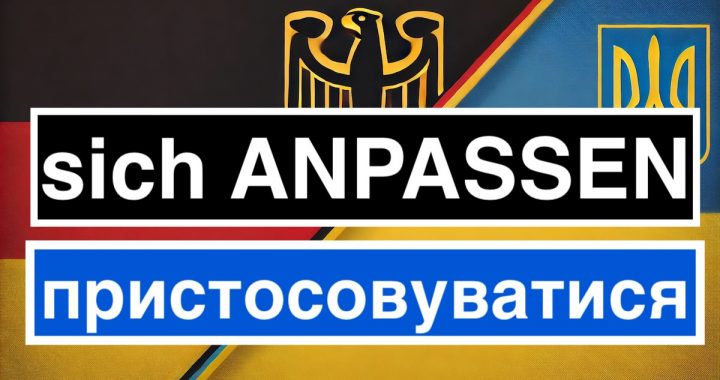 Sich anpassen переклад українською, значення і приклади використання в реченнях