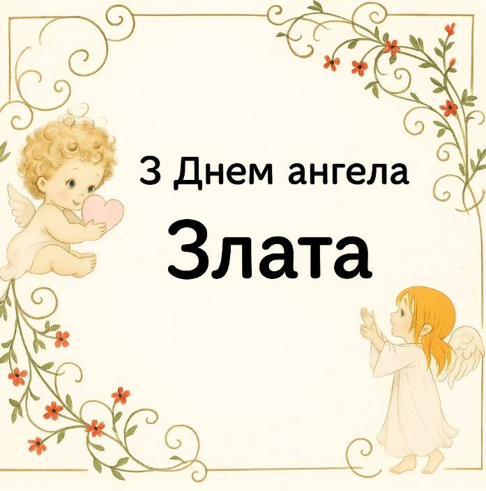 День ангела Злати 2025: коли святкують, традиції, привітання