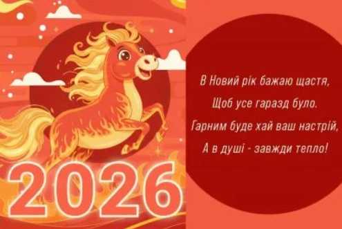 Як привітати з Новим роком 2026: листівки, вірші, та проза для найкращих привітань