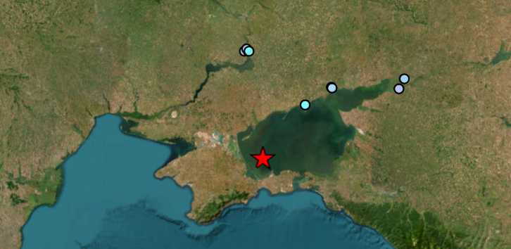Землетрус з епіцентром в Азовському морі відчули у кількох регіонах України