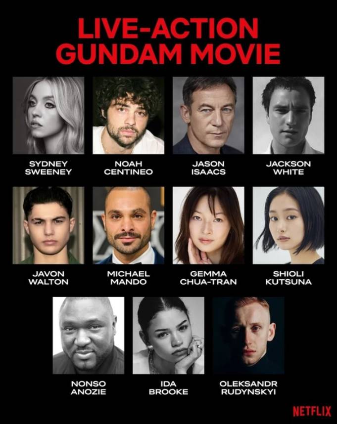 Олександр Рудинський зіграє в екранізації Gundam від Netflix разом із Сідні Свіні та Джейсоном Айзексом