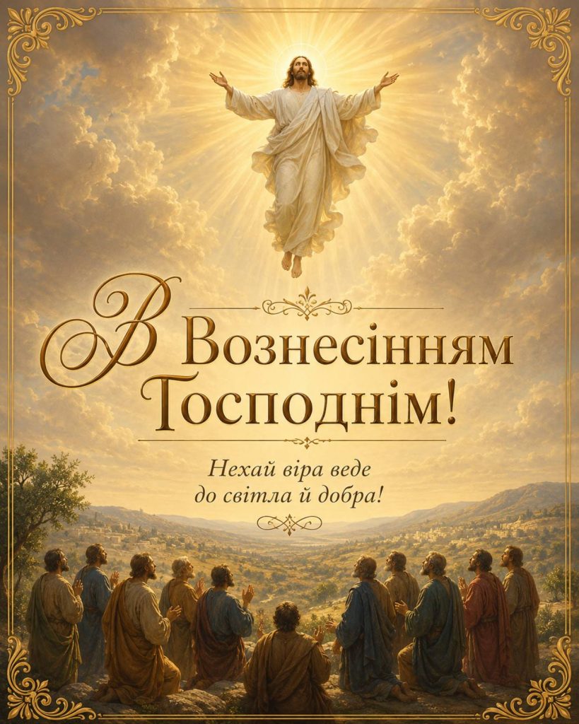 Вознесіння Господнє 21 травня 2026: історія свята, традиції, картинки для привітання, листівки та проза
