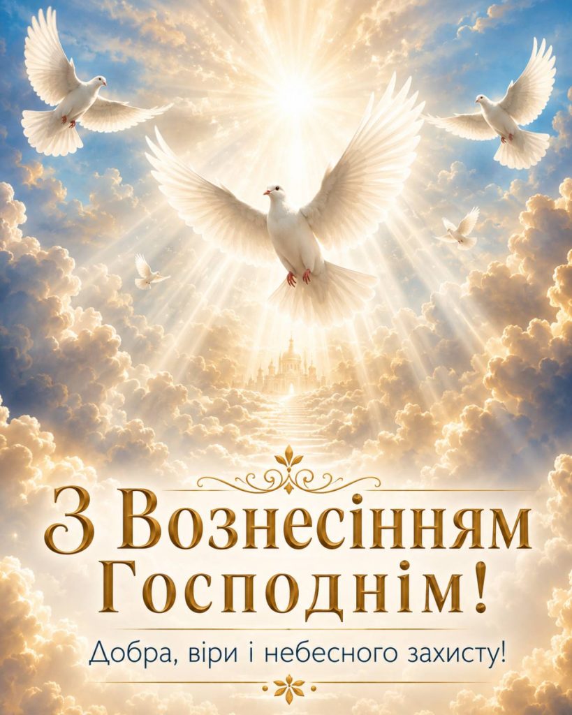 Вознесіння Господнє 21 травня 2026: історія свята, традиції, картинки для привітання, листівки та проза