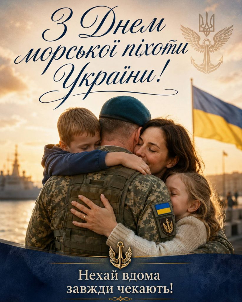 День морської піхоти України 23 травня 2026: привітання яскравим листівками, картинками, віршами і прозою