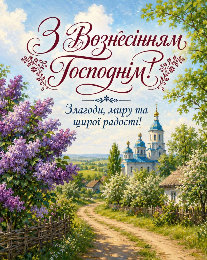Вознесіння Господнє 21 травня 2026: історія свята, традиції, картинки для привітання, листівки та проза