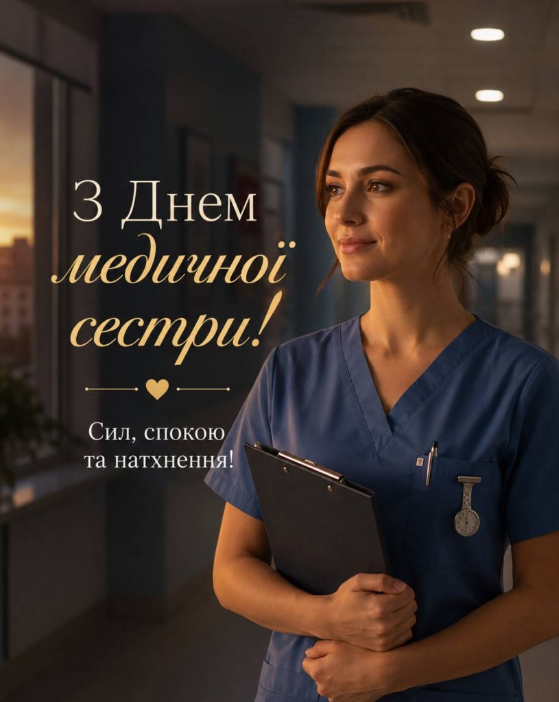12 травня 2026 — Міжнародний день медичної сестри: привітання яскравим листівками, картинками, віршами і прозою