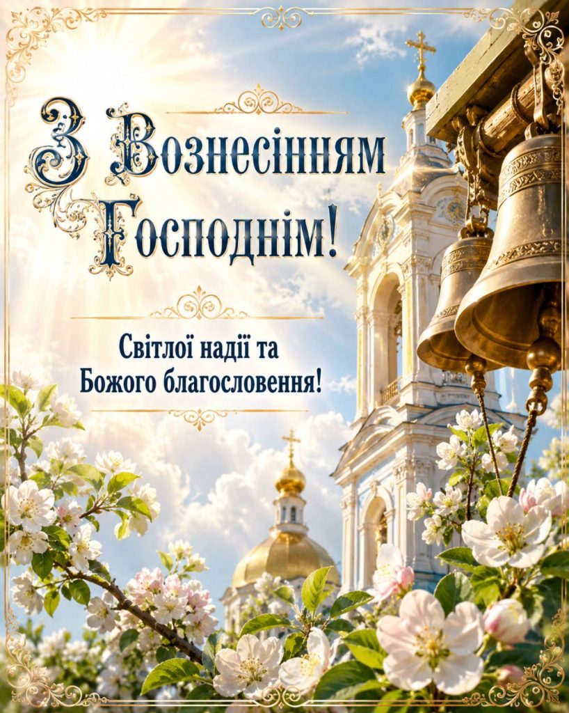 Вознесіння Господнє 21 травня 2026: історія свята, традиції, картинки для привітання, листівки та проза