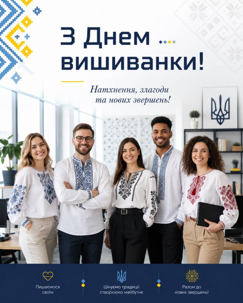 21 травня 2026 — День вишиванки в Україні: привітання яскравим листівками, картинками, віршами і прозою