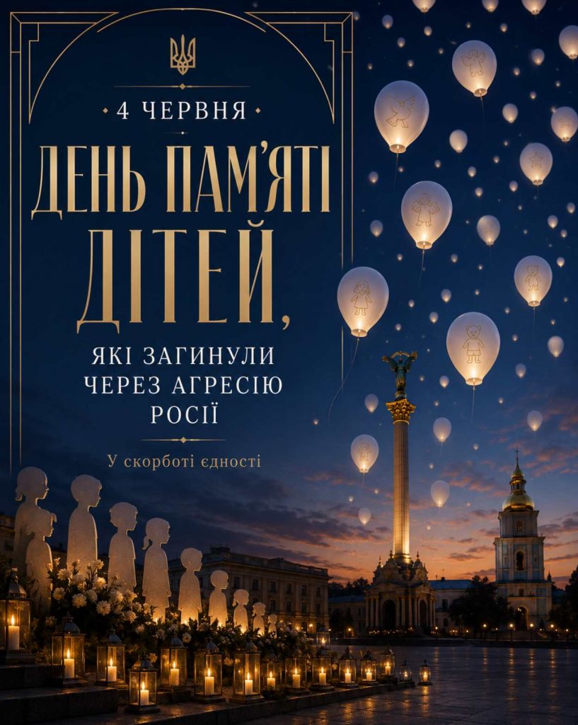 4 червня — День пам’яті дітей, які стали жертвами агресії РФ: тематичні картинки та історія дня жалоби