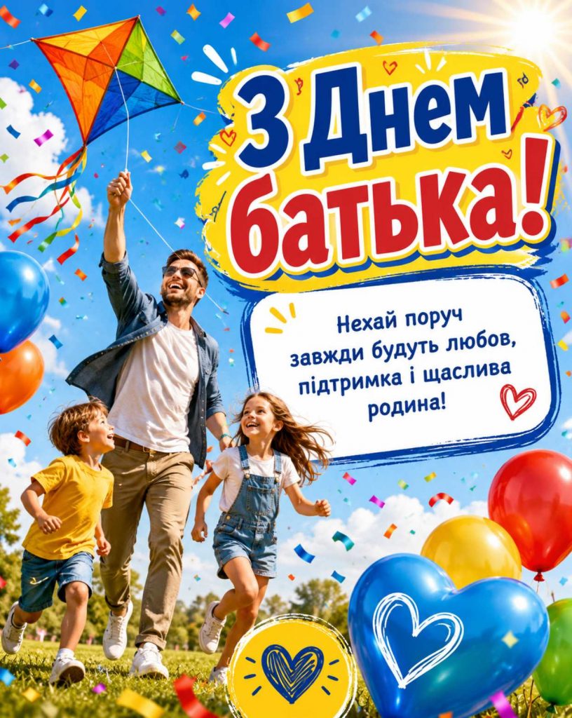 21 червня — День батька в Україні: історія свята, привітання яскравим листівками, картинками, віршами і прозою