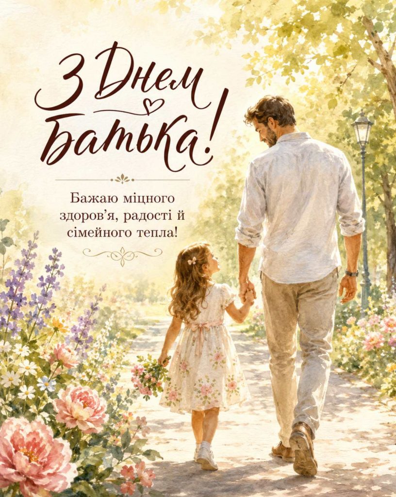 21 червня — День батька в Україні: історія свята, привітання яскравим листівками, картинками, віршами і прозою