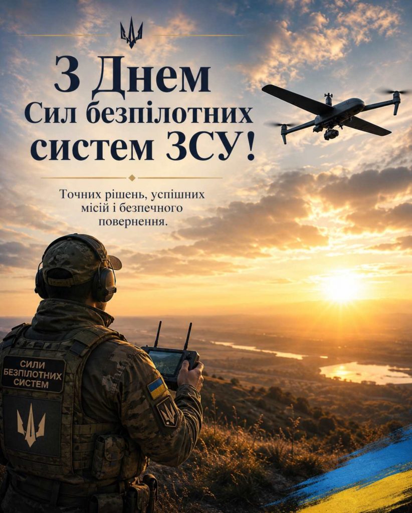 11 червня 2026 - День Сил безпілотних систем ЗСУ: історія свята, привітання яскравим листівками, картинками, віршами і прозою