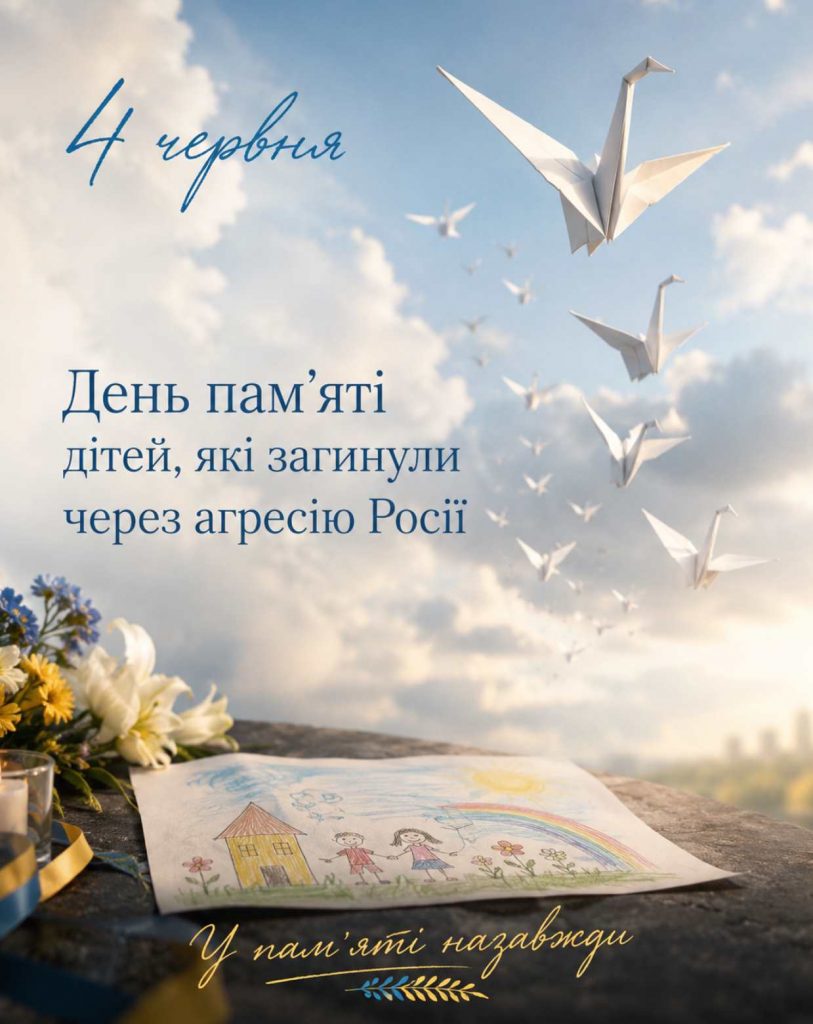 4 червня — День пам’яті дітей, які стали жертвами агресії РФ: тематичні картинки та історія дня жалоби