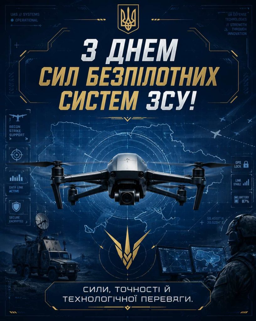 11 червня 2026 - День Сил безпілотних систем ЗСУ: історія свята, привітання яскравим листівками, картинками, віршами і прозою