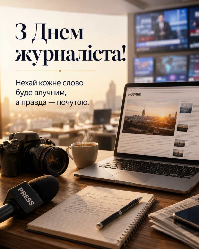 06 червня 2026 — День журналіста: історія свята, традиції, привітання яскравим листівками, картинками, віршами і прозою