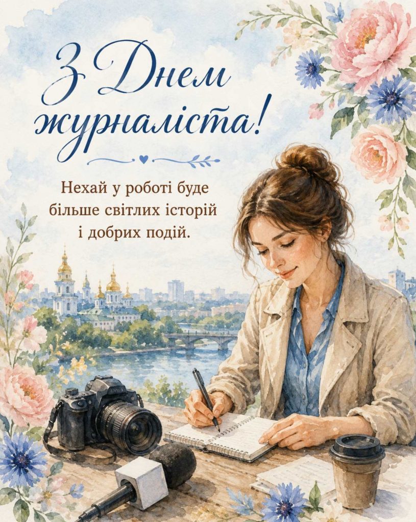 06 червня 2026 — День журналіста: історія свята, традиції, привітання яскравим листівками, картинками, віршами і прозою