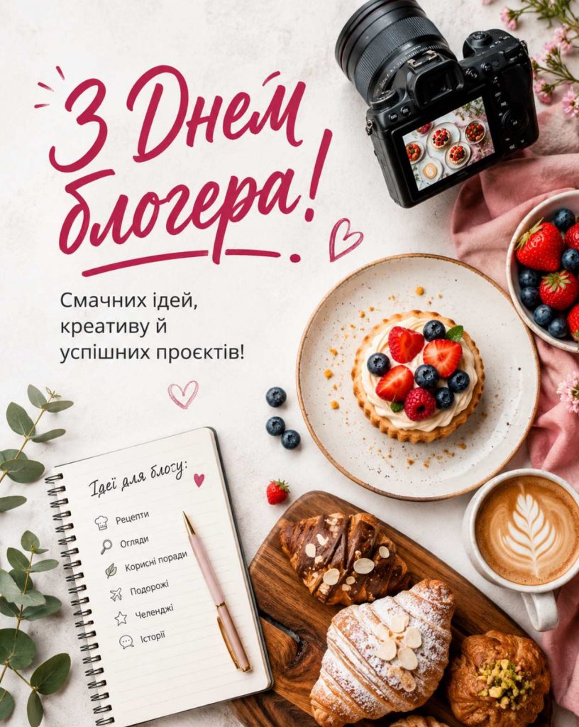 14 червня 2026 – Міжнародний день блогера: історія свята, привітання яскравим листівками, картинками, віршами і прозою