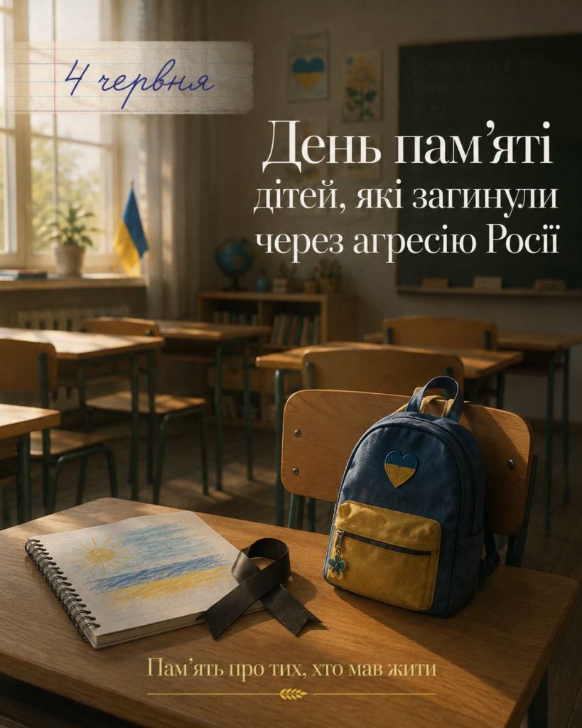 4 червня — День пам’яті дітей, які стали жертвами агресії РФ: тематичні картинки та історія дня жалоби