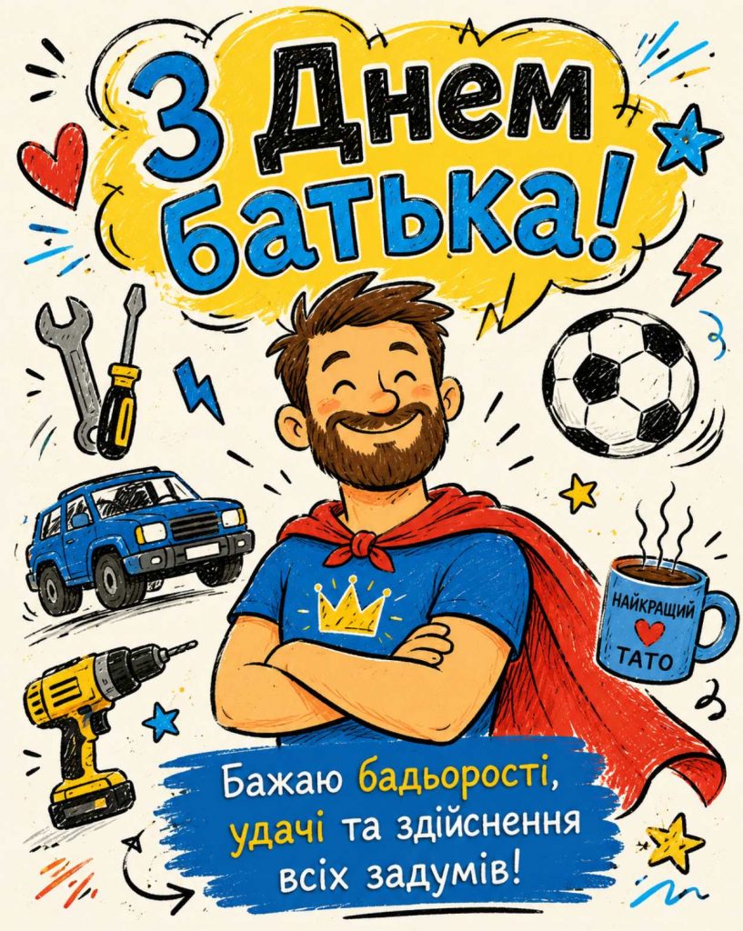 21 червня — День батька в Україні: історія свята, привітання яскравим листівками, картинками, віршами і прозою