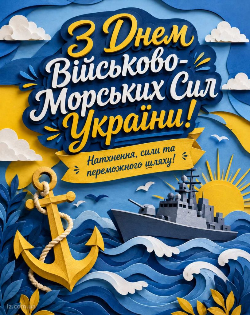 5 липня 2026 — День Військово-Морських Сил України: історія свята, привітання яскравим листівками, картинками, віршами і прозою