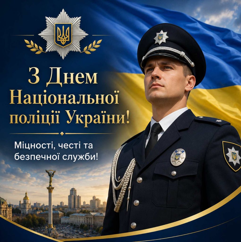 4 липня 2026 — День Національної поліції України: історія свята, привітання яскравим листівками, картинками, віршами і прозою