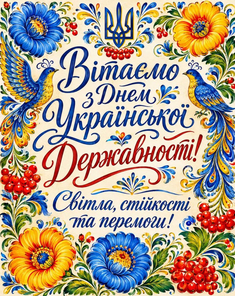 15 липня 2026 — День Української Державності: історія свята, традиції та привітання яскравим листівками, картинками, віршами і прозою