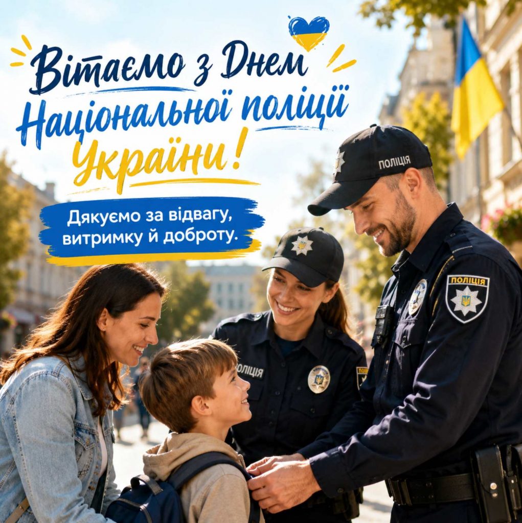 4 липня 2026 — День Національної поліції України: історія свята, привітання яскравим листівками, картинками, віршами і прозою