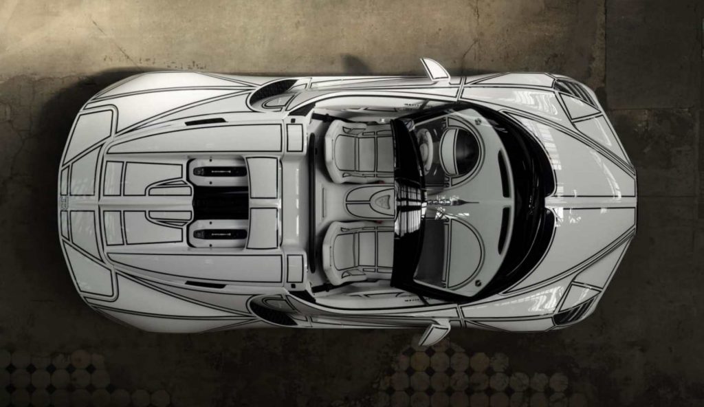Bugatti з порцеляновим оздобленням: рідкісний W16 Mistral Blanc Éternel презентували офіційно