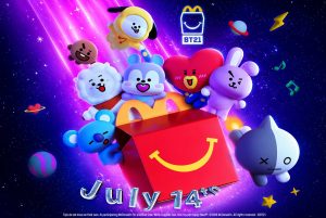 Дізнайтеся, які іграшки BT21 увійшли до Happy Meal McDonald’s, як їх отримати, скільки коштує набір і чи буде колекція в Україні. Читайте деталі.