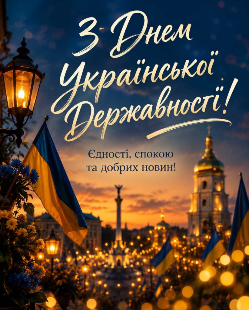 15 липня 2026 — День Української Державності: історія свята, традиції та привітання яскравим листівками, картинками, віршами і прозою