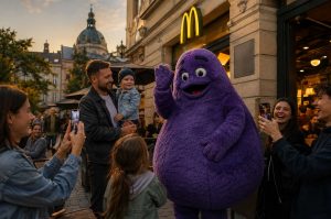 Розклад туру Гримаса McDonald’s Україна 2026: дати, адреси й години зустрічей у Києві, Дніпрі, Одесі та Львові. Перевірте маршрут зараз.