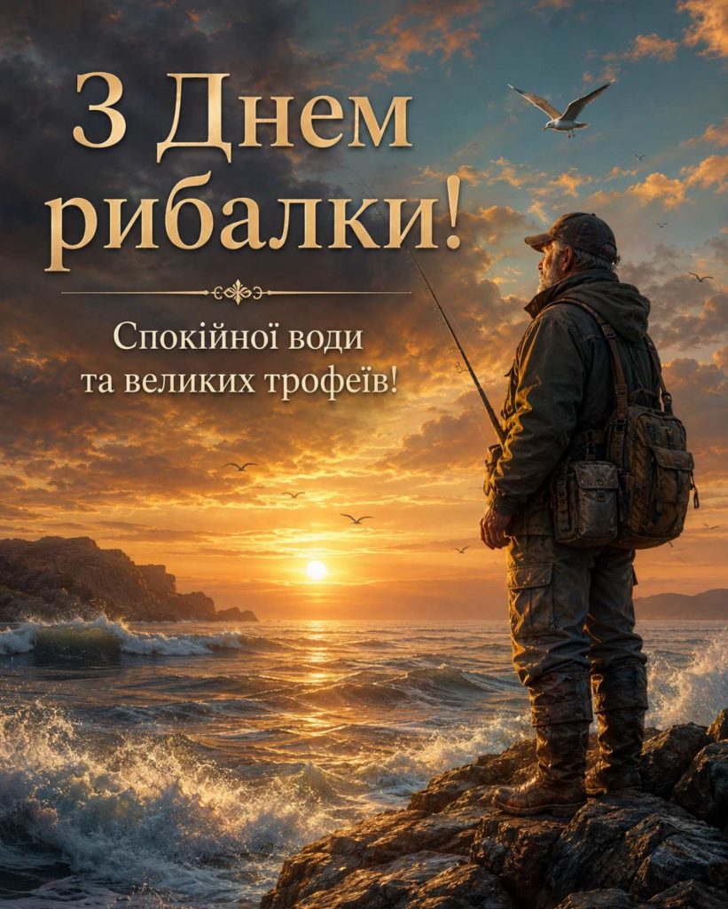 12 липня 2026 — День рибалки: історія свята, традиції та привітання яскравим листівками, картинками, віршами і прозою