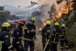Україна направила до Франції 70 рятувальників і 15 одиниць техніки для гасіння лісових пожеж. Дізнайтеся про місію ДСНС і ситуацію в Жиронді.