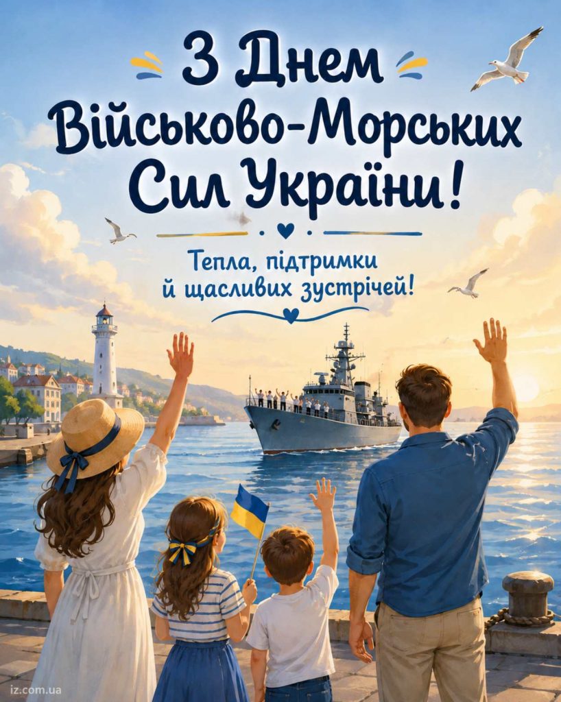 5 липня 2026 — День Військово-Морських Сил України: історія свята, привітання яскравим листівками, картинками, віршами і прозою