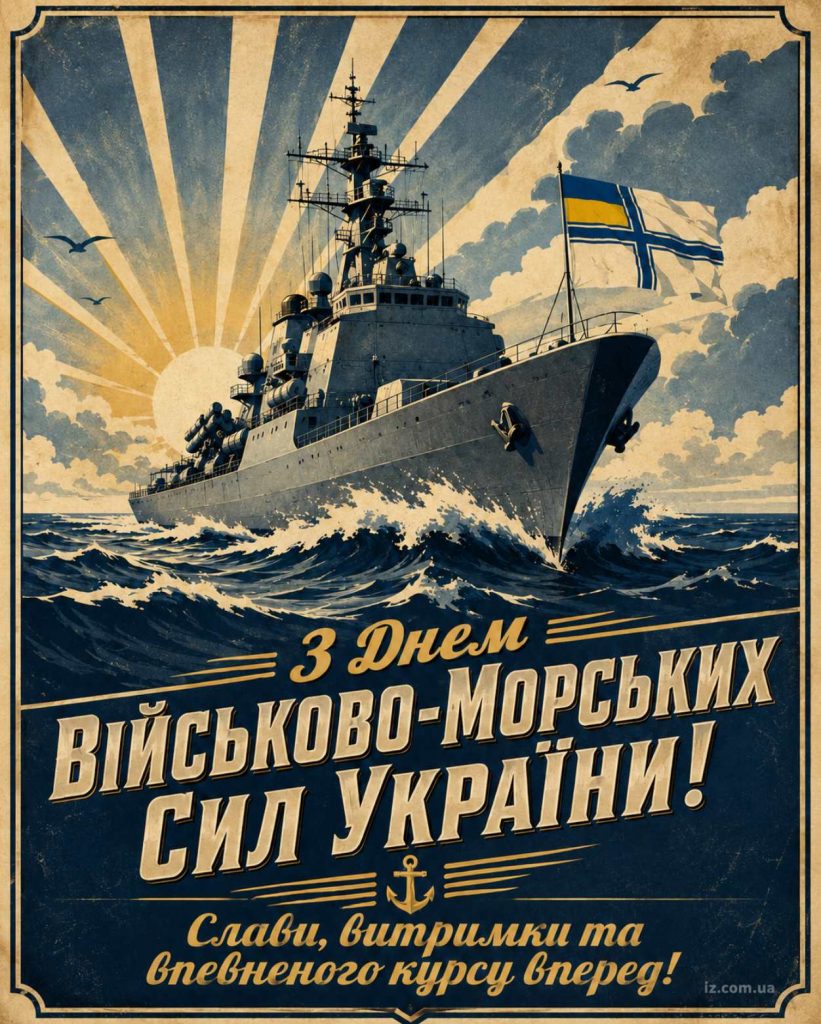 5 липня 2026 — День Військово-Морських Сил України: історія свята, привітання яскравим листівками, картинками, віршами і прозою