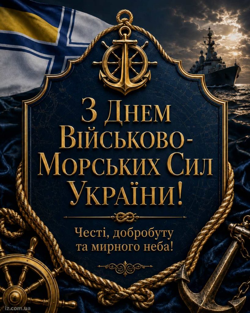 5 липня 2026 — День Військово-Морських Сил України: історія свята, привітання яскравим листівками, картинками, віршами і прозою