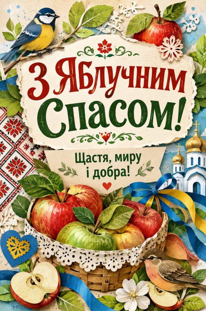 Коли Яблучний Спас у 2026 році: нова дата, головні традиції свята та привітання картинками віршами і прозою