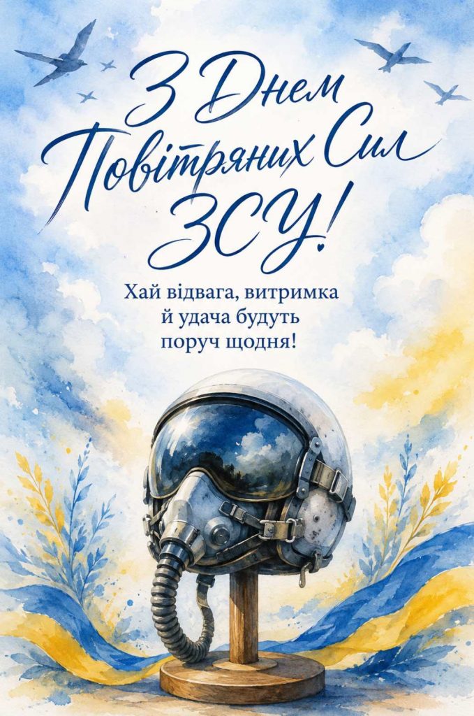 Коли День Повітряних Сил ЗСУ у 2026 році: дата, історія свята, традиції та привітання картинками, віршами і прозою