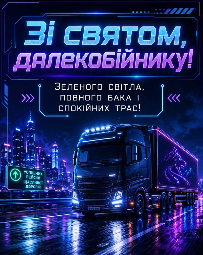 Коли день далекобійника 2026: дата свята та найкращі привітання для водіїв картинами, віршами, СМС та прозою