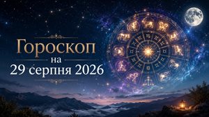 Гороскоп на 29 серпня 2026 року для Овна, Тельця, Близнюків та інших знаків. Прогноз на кохання, фінанси, справи, зустрічі та важливі рішення дня.