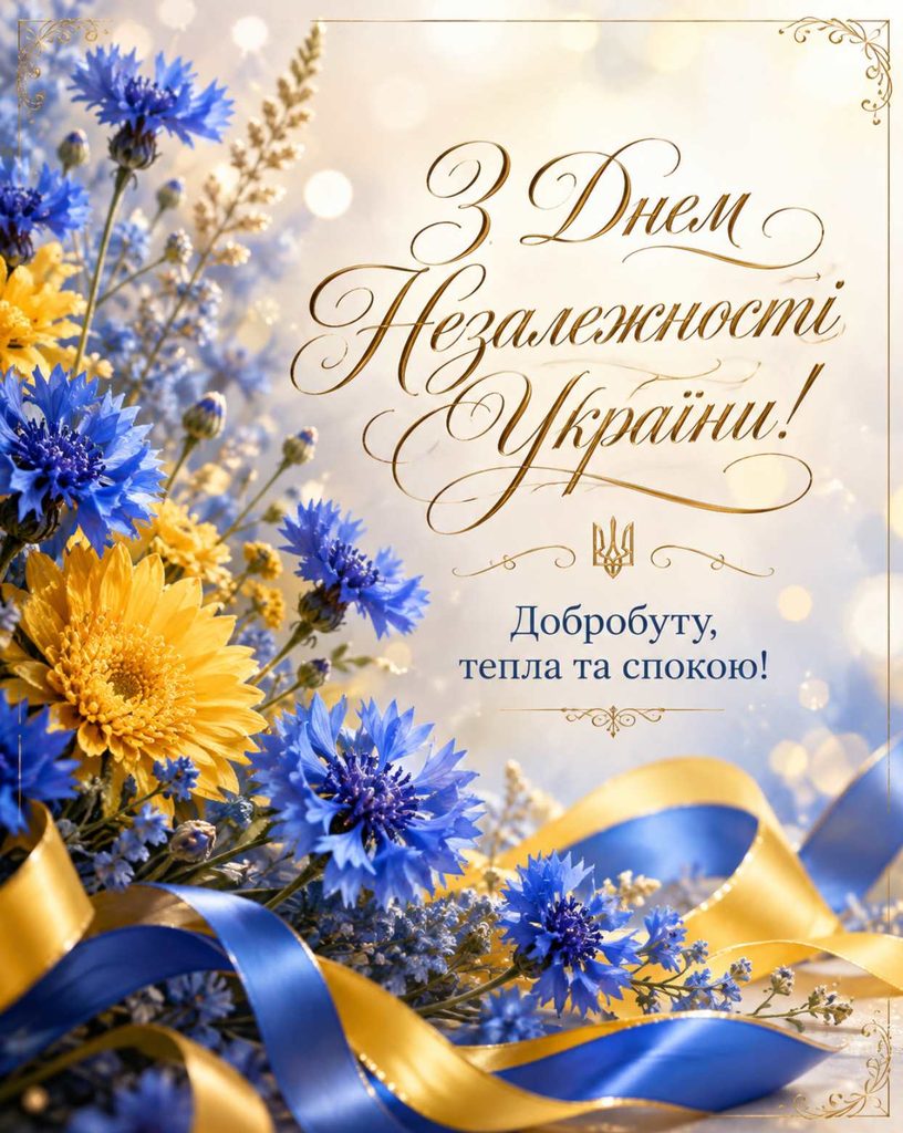 Коли День Незалежності України 2026: найщиріші привітання картинками, віршами, СМС та прозою