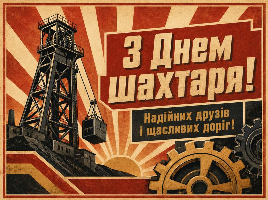 День шахтаря 2026: красиві привітання картинками, листівками та теплі слова у віршах, прозі та СМС