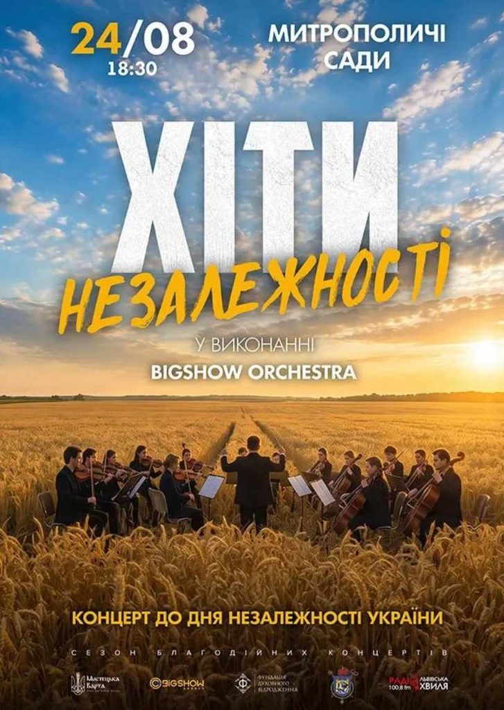 День Незалежності у Львові 24 серпня 2026 року: куди піти, концерти та програма заходів
