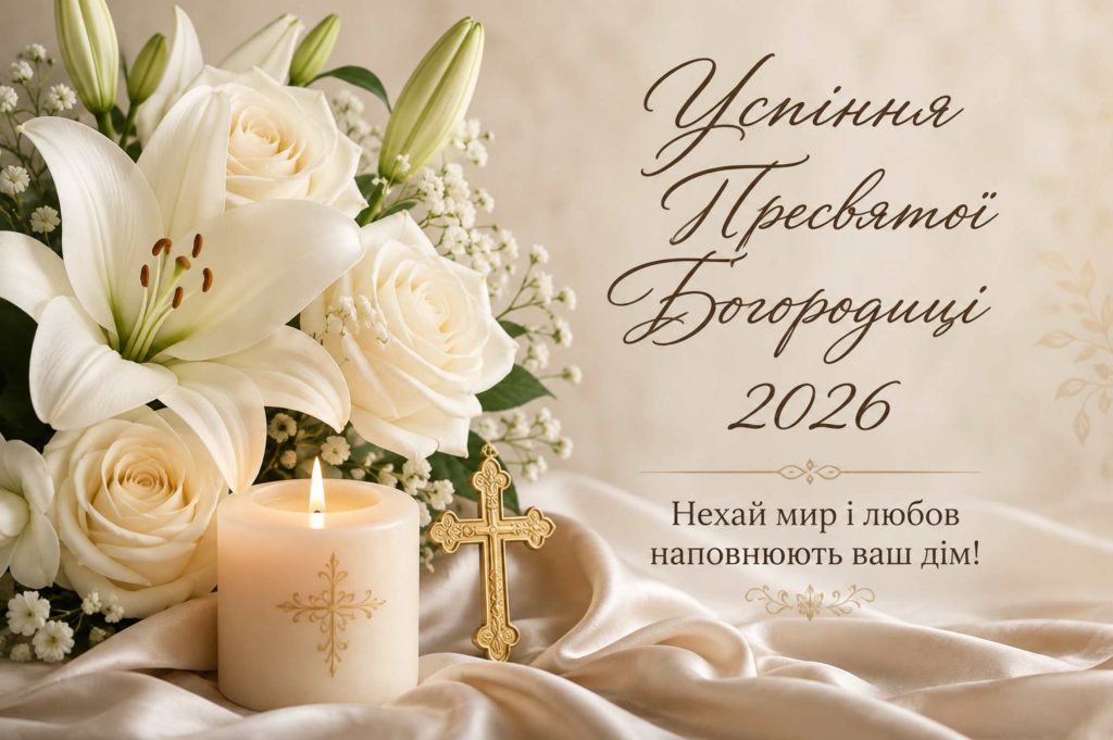 Коли Успіння Пресвятої Богородиці 2026: дата, традиції свята та красиві привітання